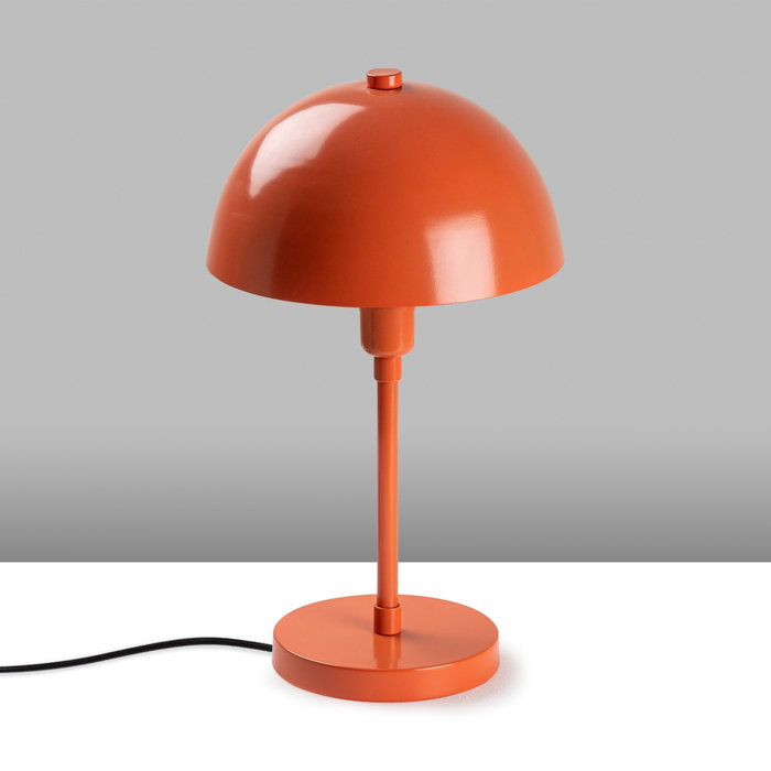 Opviq Lámpara de Mesa de Cuerpo Metálico Naranja